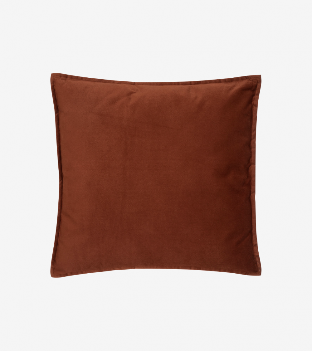 coussin terracotta